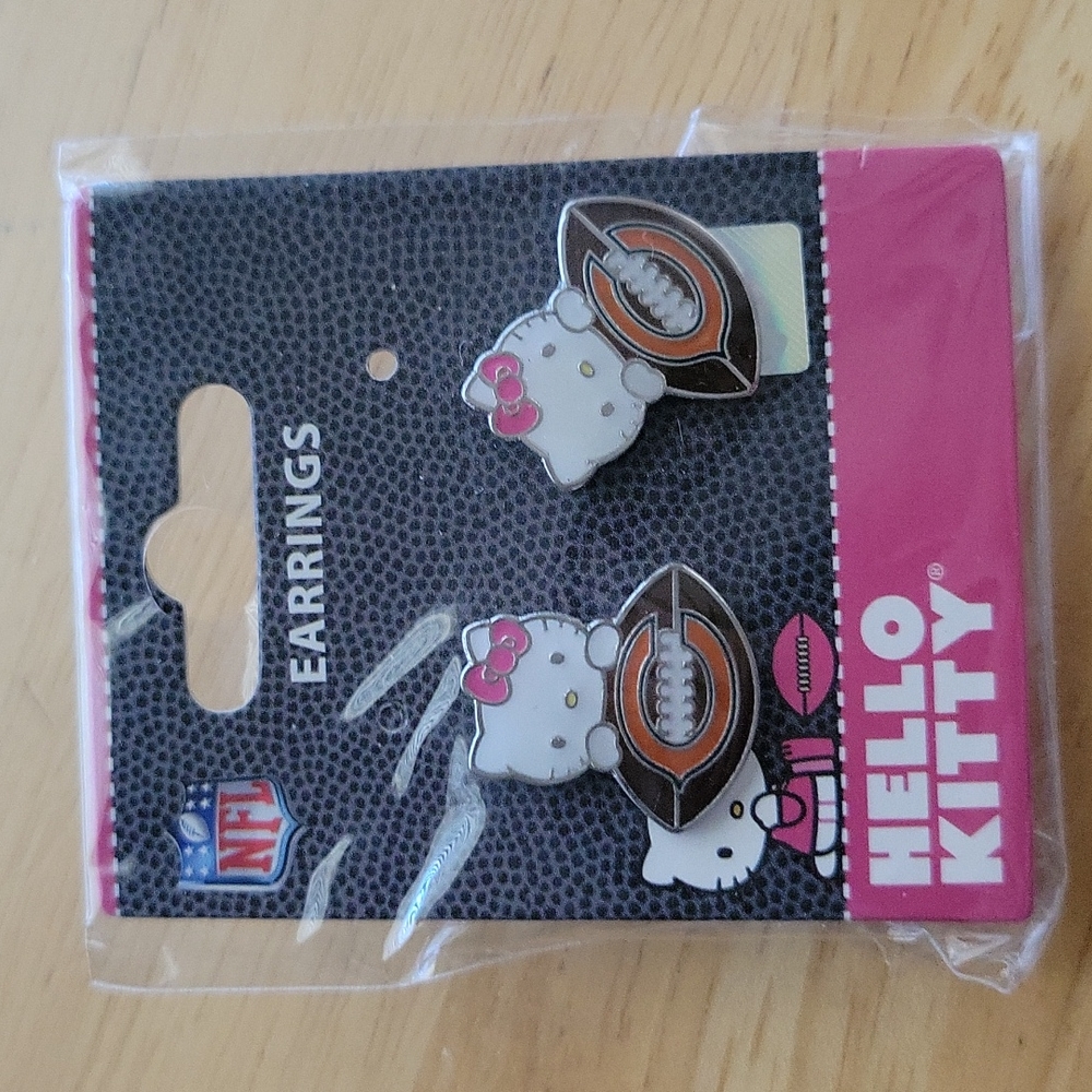Sanrio Chicago NFL earrings